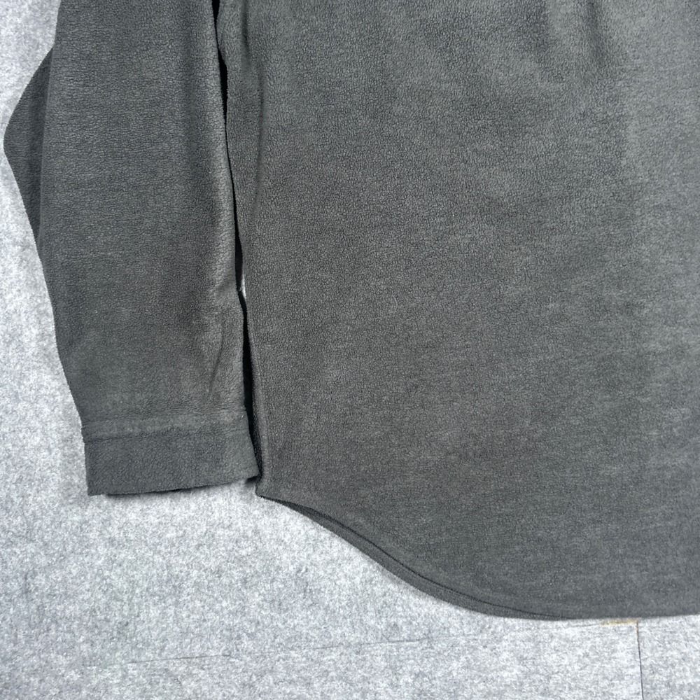 The North Face fleece buttoned jacket mens large Charcoal Grey outdoor hiking - Picture 13 of 16
